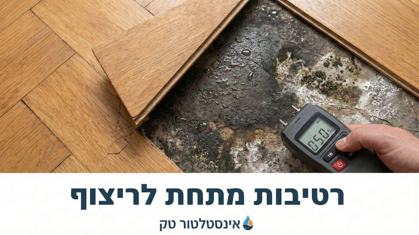 רטיבות מתחת לריצוף