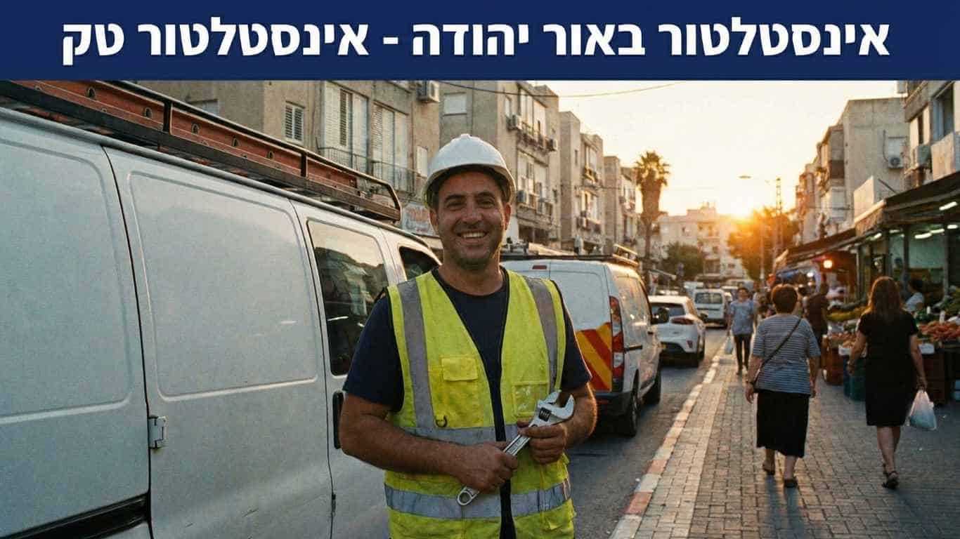 אינסטלטור באור יהודה
