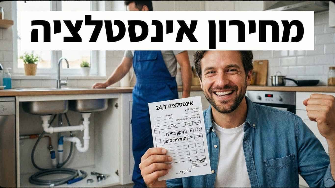 מחירון אינסטלציה